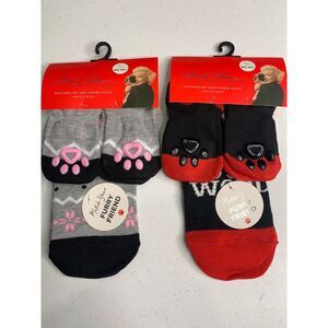 Adult sized socks with dog socks for bigger sized dogs 2 Sets